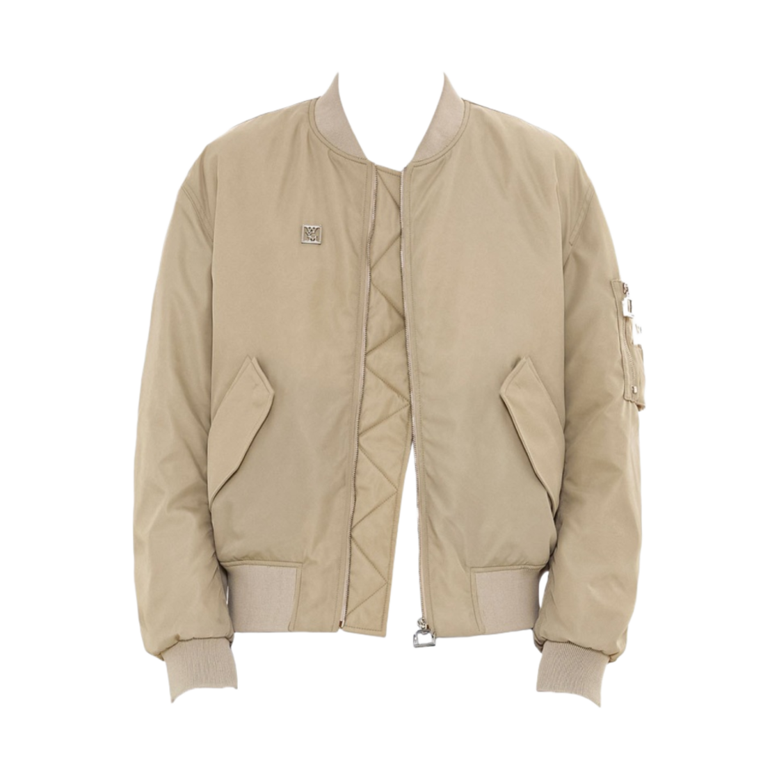 우영미 백로고 MA-1 베이지 - 23SS(Wooyoungmi Back Logo MA-1 Beige - 23SS) - 2