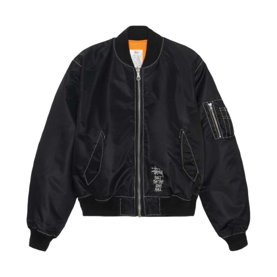 스투시 빌트 리버시블 봄버 자켓 블랙(Stussy Built Reversible Bomber Jacket Black)