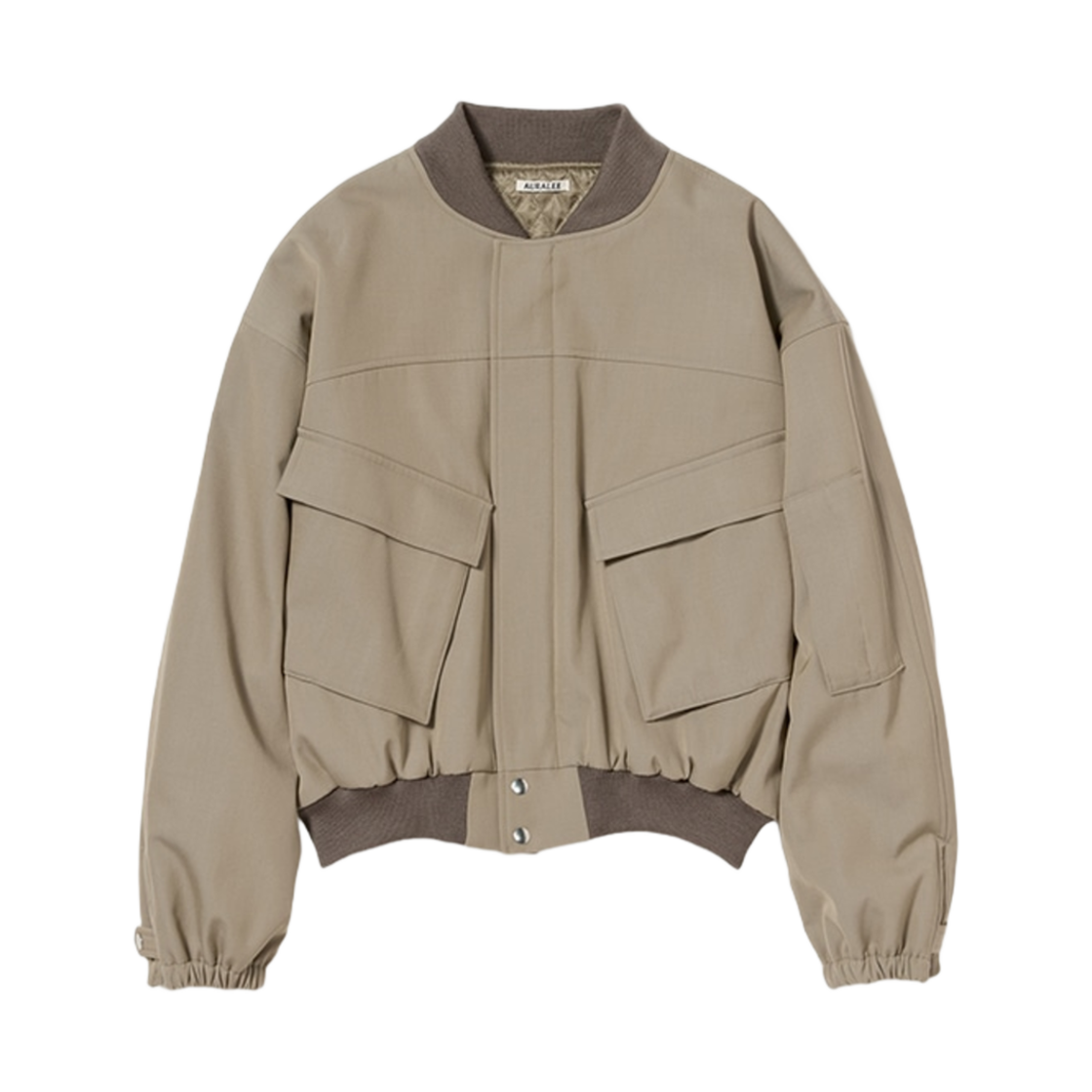 オーラリー CHAMBRAY PADDED FLIGHT BLOUSON 3 AURALEE Max Gabardine Chambray Padded Flight Blouson in