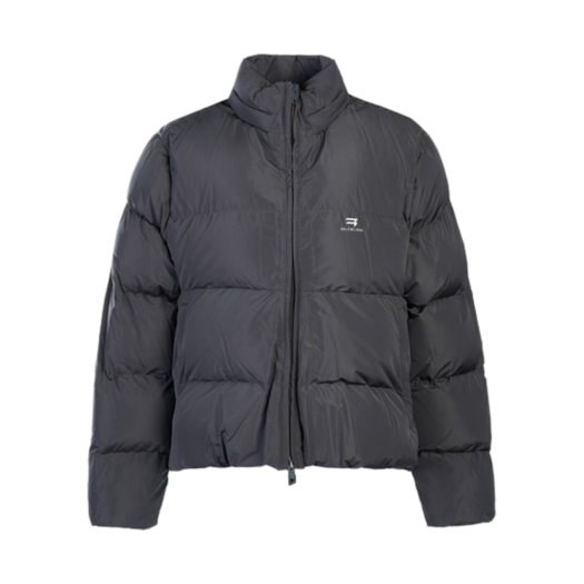 (W) Balenciaga Down Jacket Dark Grey