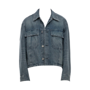 Solid Homme Denim Washing Jumper Grey - 23SS