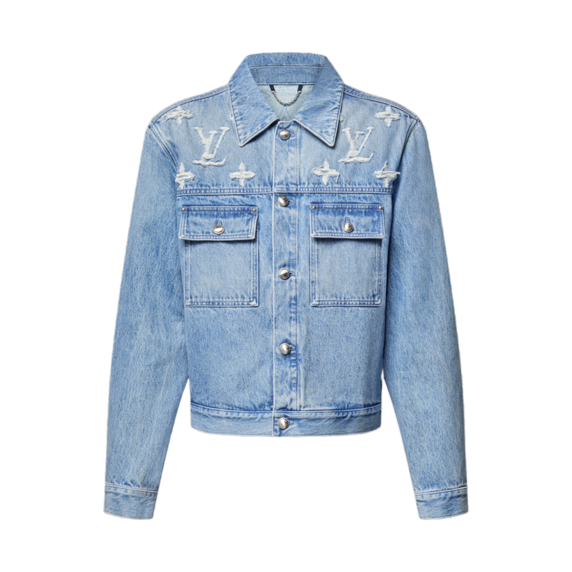 루이비통 데님 트러커 자켓 인디고 블루(Louis Vuitton Denim Trucker Jacket Indigo Blue) - 1