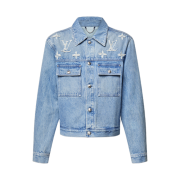 Louis Vuitton Denim Trucker Jacket Indigo Blue