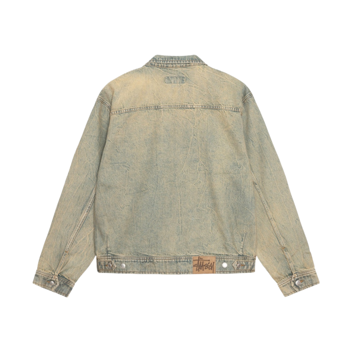스투시 데님 집 워크 자켓 비치 워시(Stussy Denim Zip Work Jacket Beach Wash) - 2