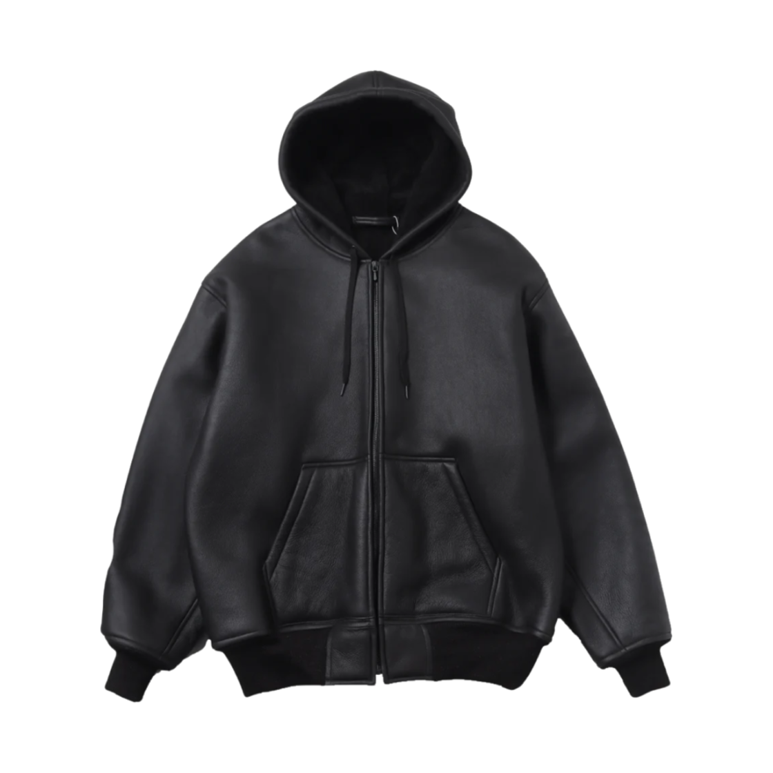 코모리 쉽스킨 집 파크 무통 브라운 - 24AW(Comoli Sheepskin Zip Park Mouton Brown - 24AW)