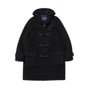 London Tradition Mens Erica Duffle Coat Black BW 5