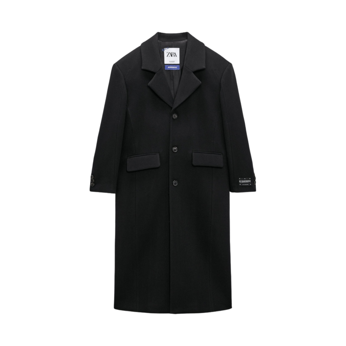 자라 x 아더에러 울 블렌드 오버사이즈 코트 블랙(Zara x Ader Error Wool Blend Oversize Coat Black)