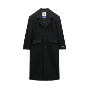 Zara x Ader Error Wool Blend Oversize Coat Black