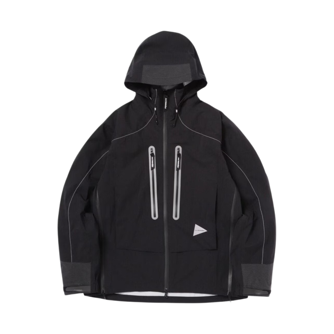 앤드 원더 퍼텍스 쉴드 레인 자켓 블랙(And Wander Pertex Shield Rain Jacket Black)
