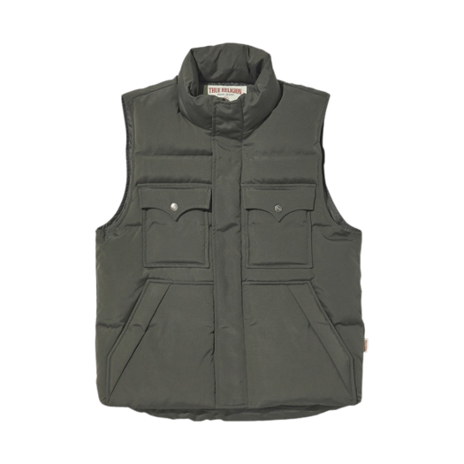TR23FWPV01UKK True Religion Mil Armor Vest Khaki