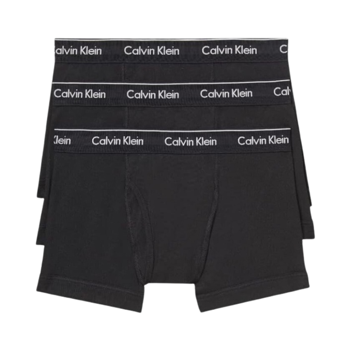 캘빈 클라인 코튼 클래식 3팩 트렁크 블랙(Calvin Klein Cotton Classics 3-Pack Trunk Black)