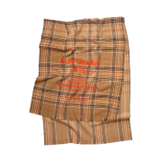 Acne Studios Tartan Check Muffler Beige Brown