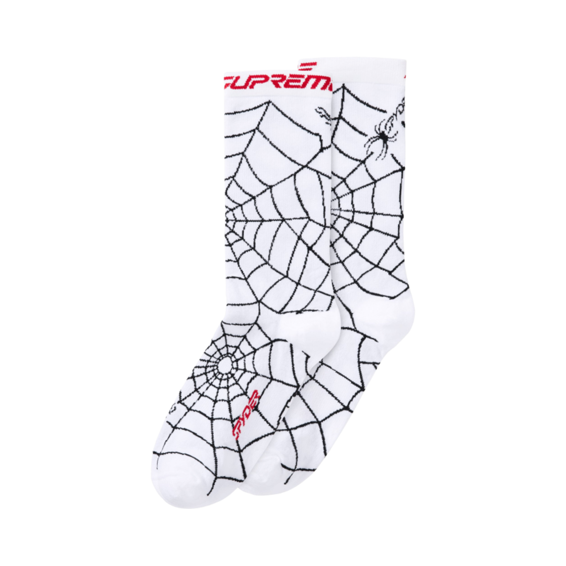 슈프림 x 스파이더 크루 삭스 화이트 (1개입) - 24FW(Supreme x Spyder Crew Socks White (1 Pack) - 24FW)