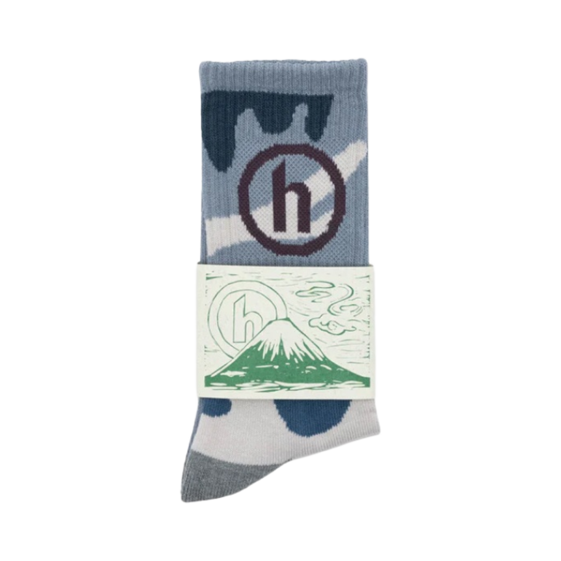 - Hidden NY Camo H Socks Steel
