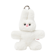 Lelbobrown Bunny Keyring Snow