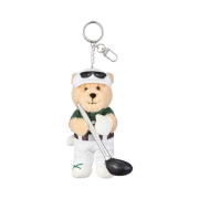 Starbucks Golf Bearista Keychain Male