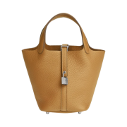 Hermes Picotin Lock 18 Bag Clemence & Palladium Biscuit
