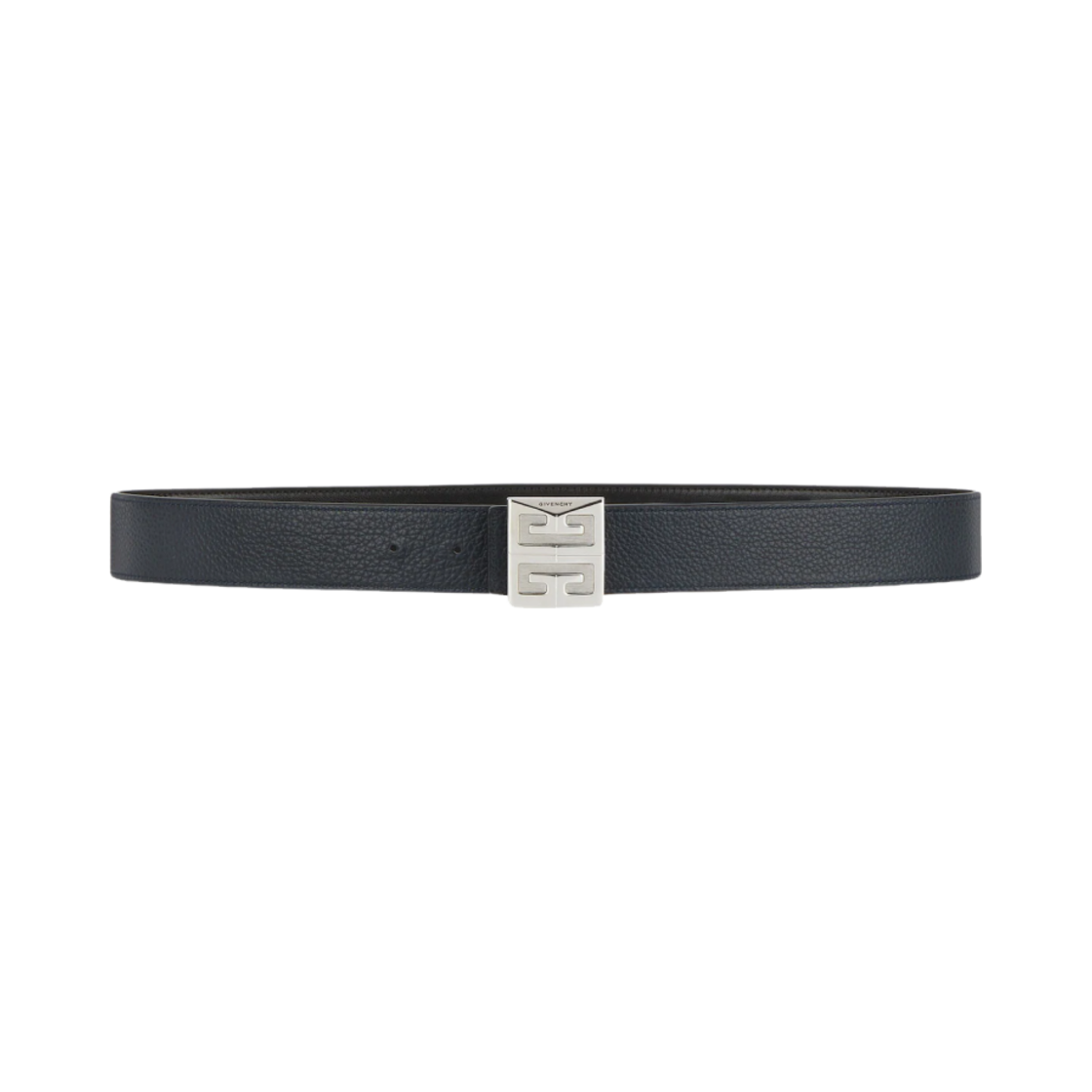 BK4051K18K-088 Givenchy 4G Reversible Belt in Grained Leather Black Dark Blue