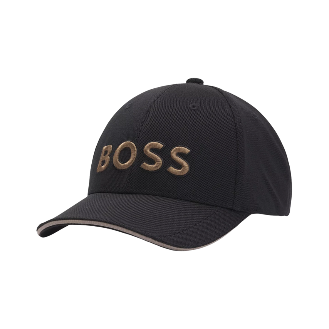 휴고 보스 니트 피케 자수 로고 식스 패널 캡 블랙(Hugo Boss Knitted Pique Six Panel Cap with Embroidered Logo Black) - 2