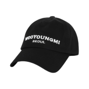 Wooyoungmi Seoul Embroidered Ball Cap Black - 23FW
