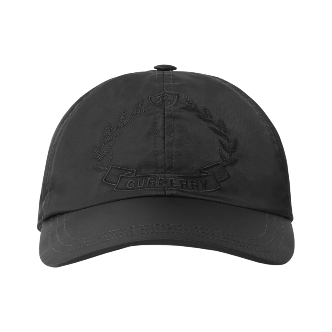 버버리 오크 리프 크레스트 나일론 베이스볼 캡 블랙(Burberry Oak Leaf Crest Nylon Baseball Cap Black) - 1