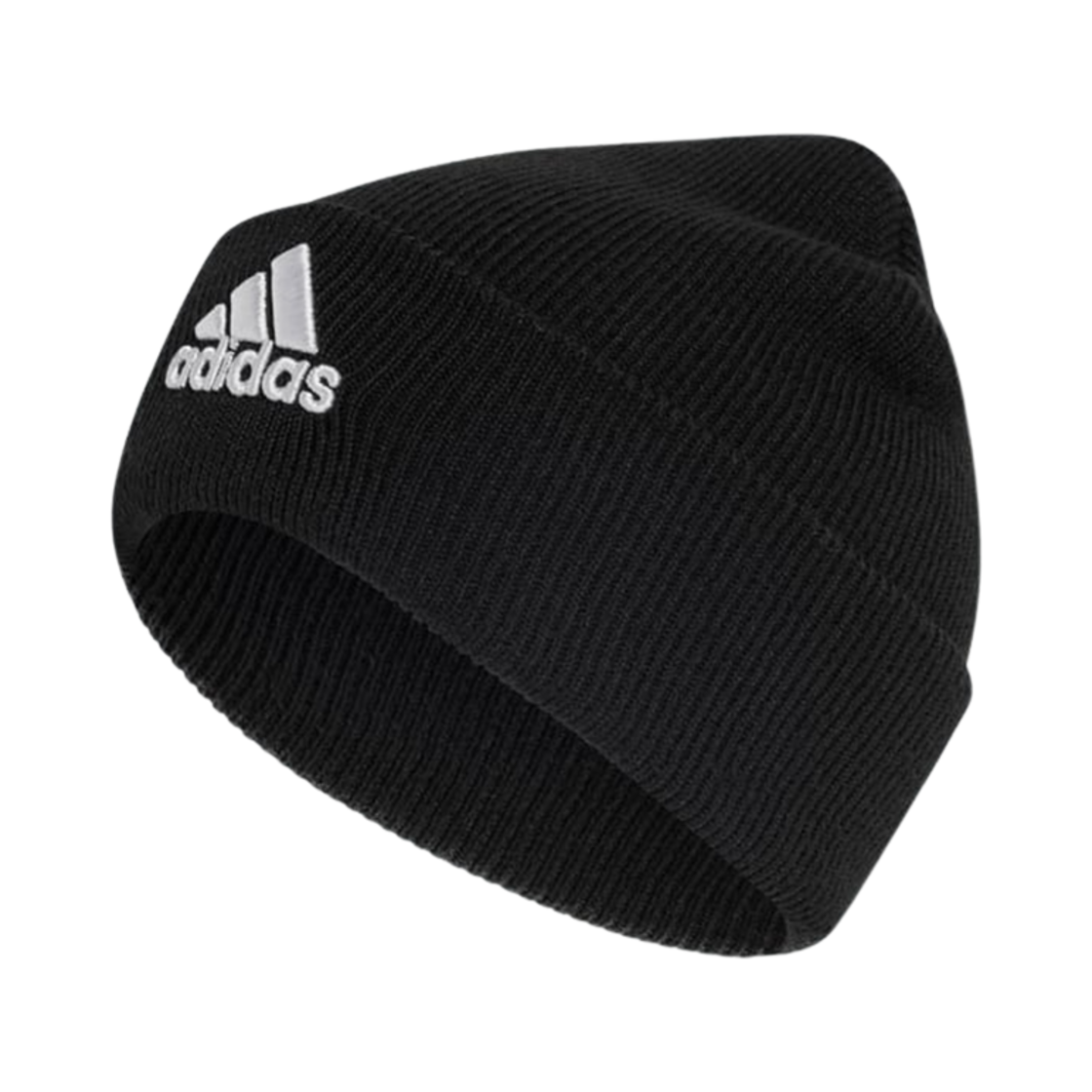 아디다스 로고 비니 블랙 화이트(Adidas Logo Beanie Black White) - 1