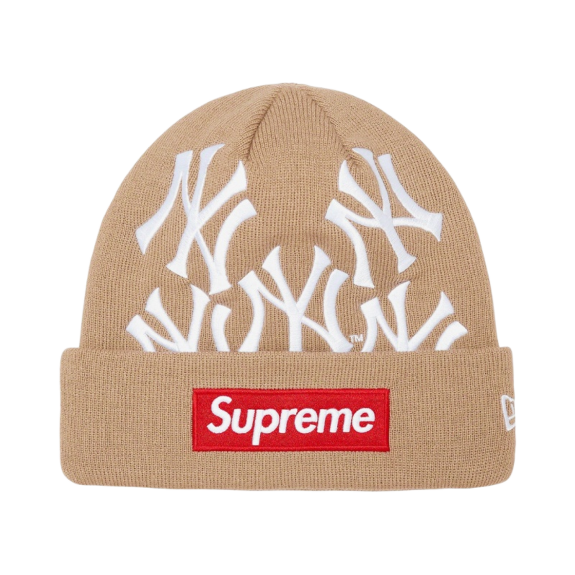 【チェウォン　ウンチェ着用】supreme yankees beanie チェウォン着用 Supreme Yankees Box Logo Beanie ウンチェ着用