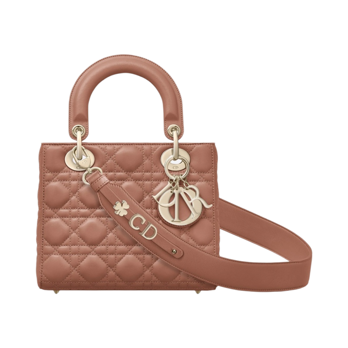 M0538OCAL-M50P Dior Small Lady Bag My ABCDior Cannage Lambskin Blush - 대표 이미지 #1