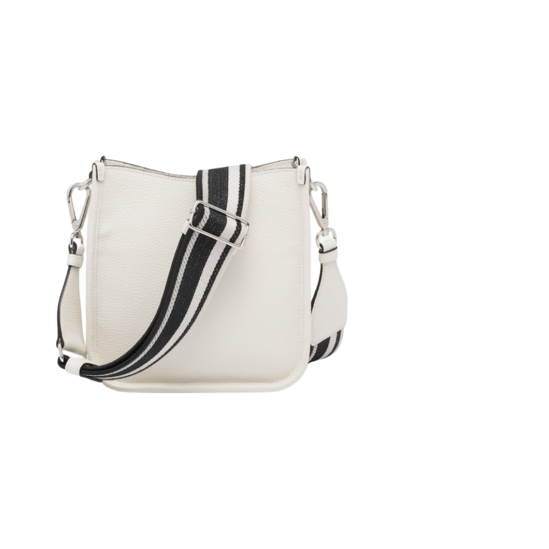 프라다 레더 미니 숄더백 화이트(Prada Leather Mini Shoulder Bag White) - 3