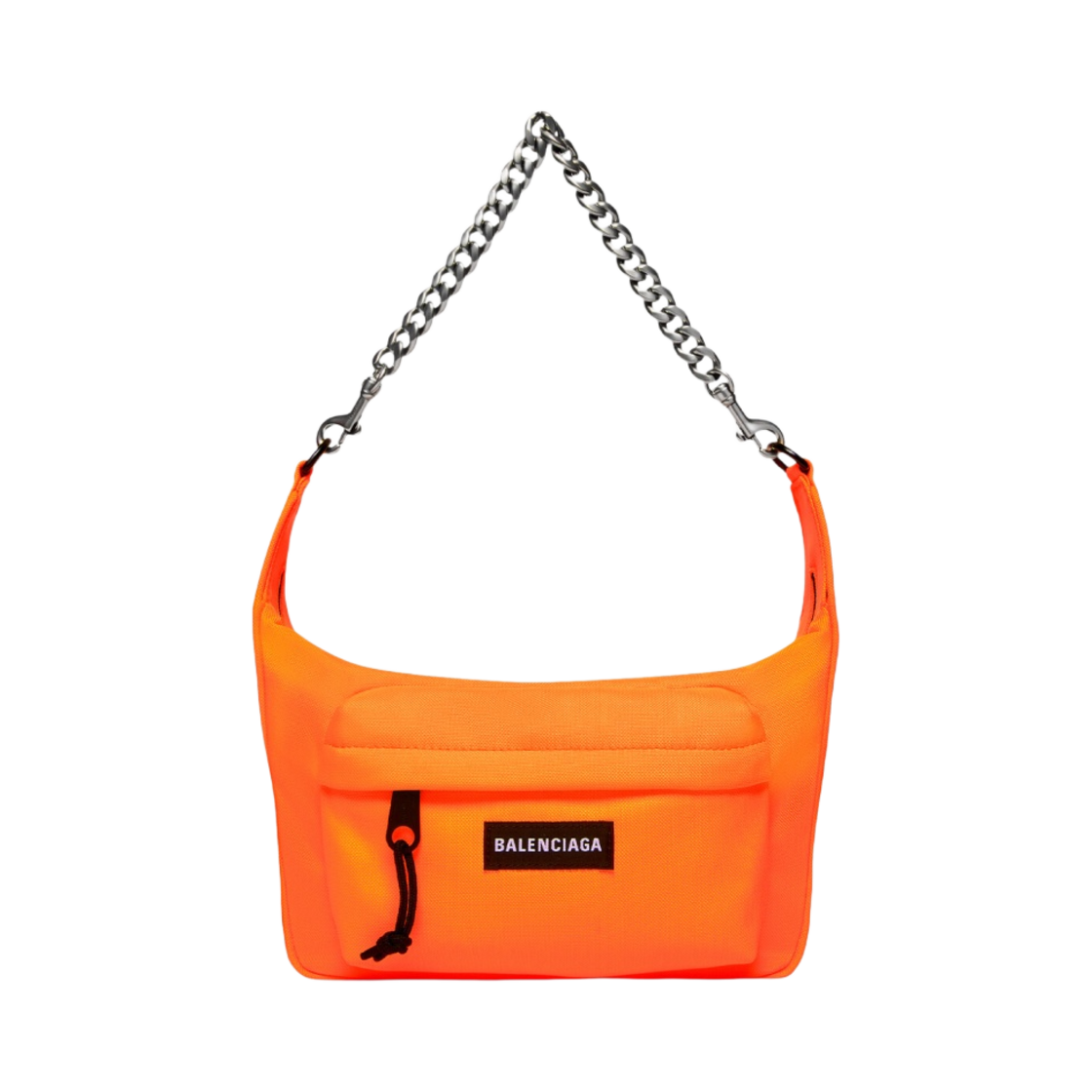 발렌시아가 레이버 미디움 백 로고 체인 플루오 오렌지(Balenciaga Raver Medium Bag With Chain Fluo Orange) - 1