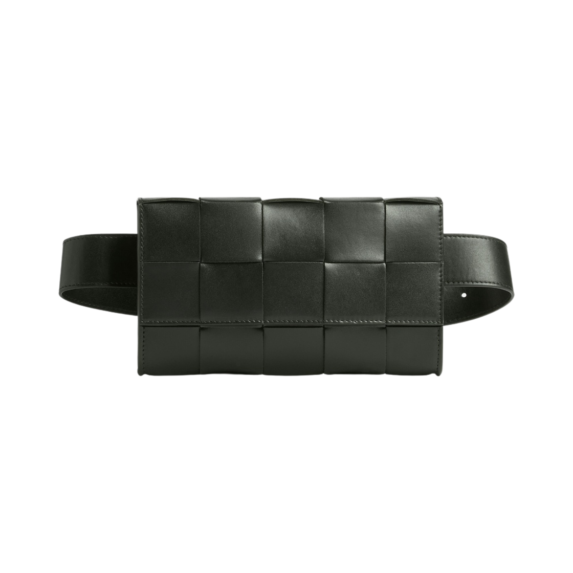 보테가 베네타 카세트백 클러치 온 벨트 다크 그린(Bottega Veneta Cassette Clutch On Belt Dark Green) - 1