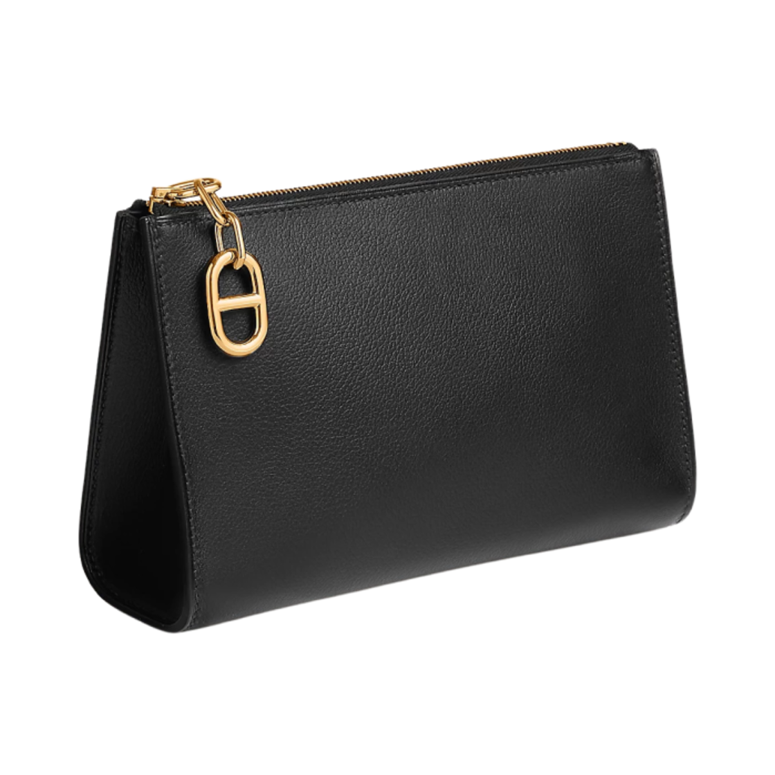 에르메스 지펭고 샹달 PM 파우치 에버그레인 & 옐로우 골드 누아(Hermes Zipengo Chaine d'Ancre PM Pouch Evergrain & Yellow Gold Noir) - 3