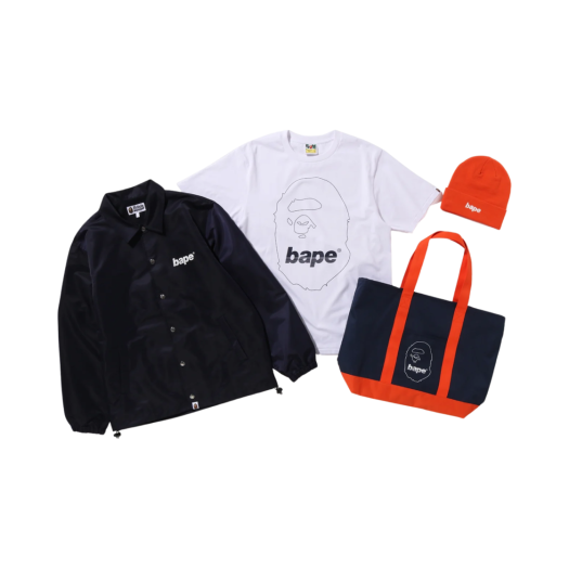 BAPE Happy New Year Bag Navy (Set of 4)