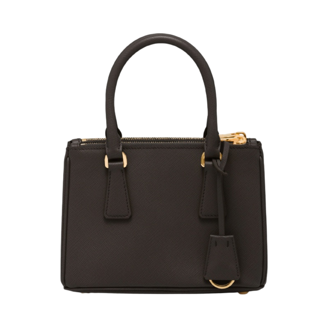 프라다 갤러리아 사피아노 레더 마이크로백 블랙(Prada Galleria Saffiano Leather Micro Bag Black) - 3