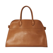 The Row Soft Margaux 17 Bag in Leather Cuir