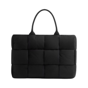 Bottega Veneta Large Arco Padded Tote Bag Black