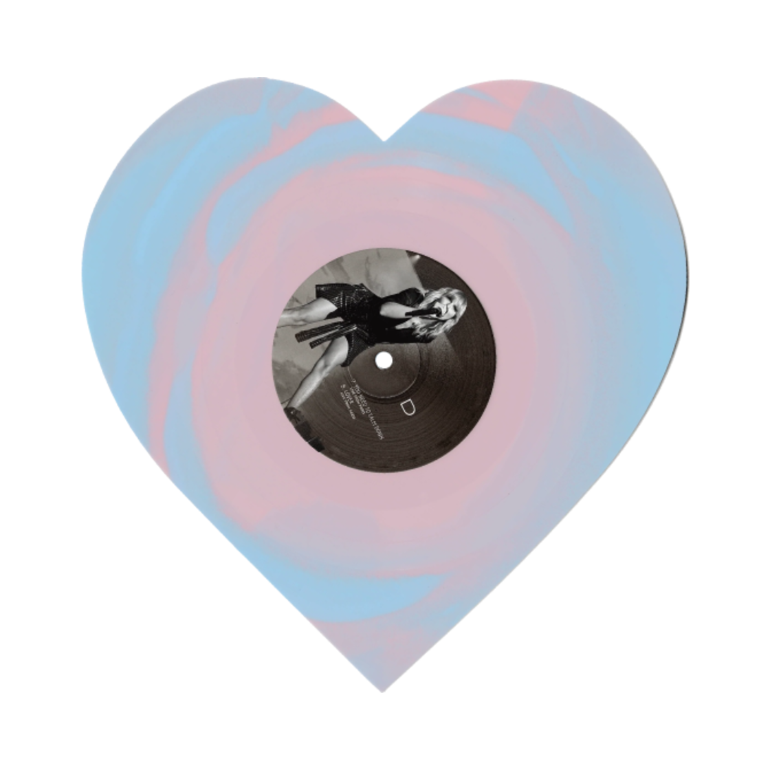 테일러 스위프트 러버 라이브 프롬 파리 하트 쉐입 바이닐 핑크 옐로우 블루 (2LP)(Taylor Swift Lover Live From Paris Heart Shaped Vinyl Pink Yellow Blue (2LP)) - 5