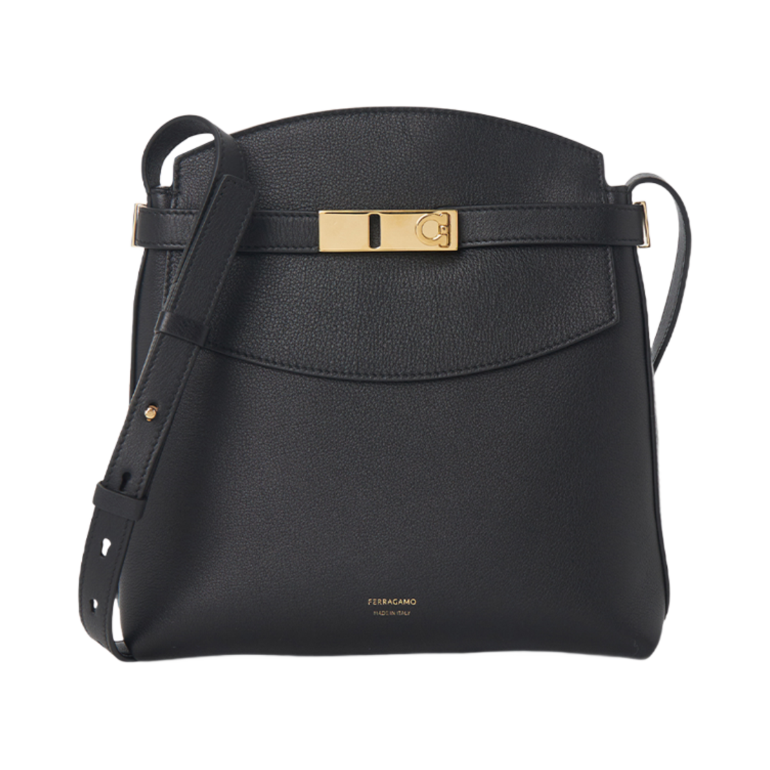 219912-780872 Ferragamo Hug Messenger Bag Black