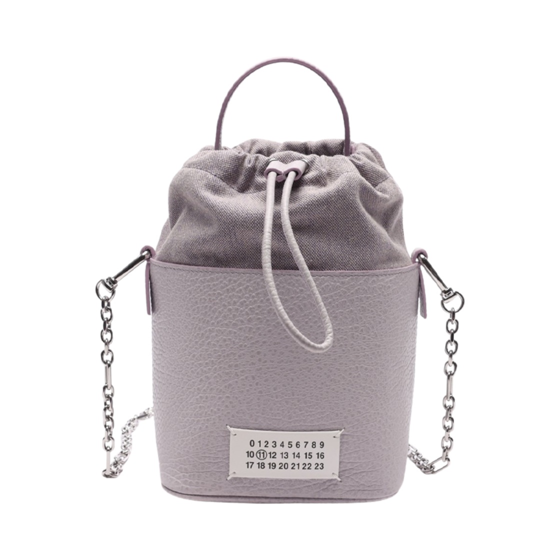 S61WG0035P4348T5166 Maison Margiela 5AC Small Bucket Bag Wisteria