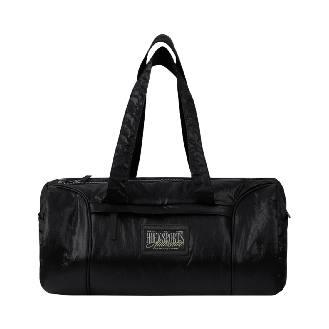에이치덱스 글로시 나일론 더플백 블랙(HDEX Glossy Nylon Duffle Bag Black)