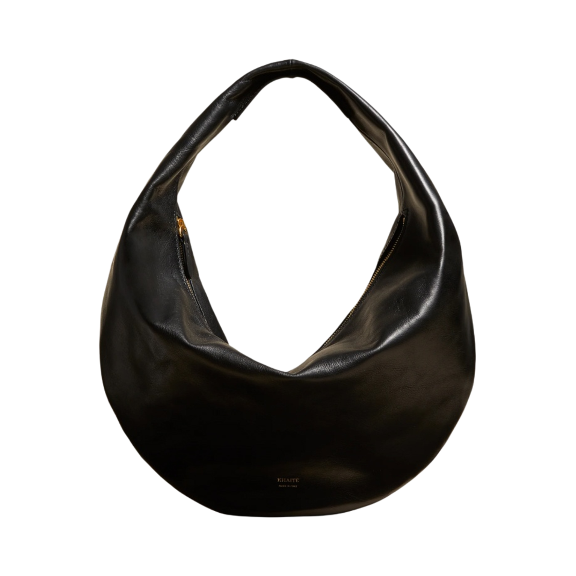 케이트 더 미디움 올리비아 호보 빈티지 카프 레더 블랙(Khaite The Medium Olivia Hobo in Vintage Calf Leather Black)