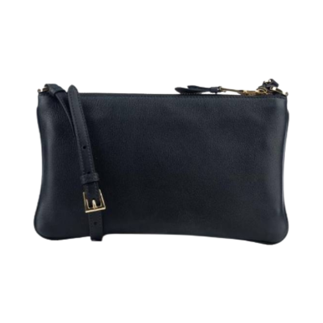 프라다 레더 파우치 블랙(Prada Leather Pouch Black) - 3