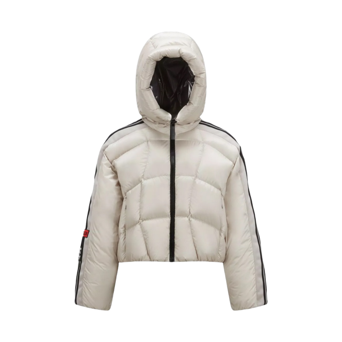 I2-09S-1A00014-M2287-265 Moncler x Adidas Fusine Short Down Jacket White - 23FW
