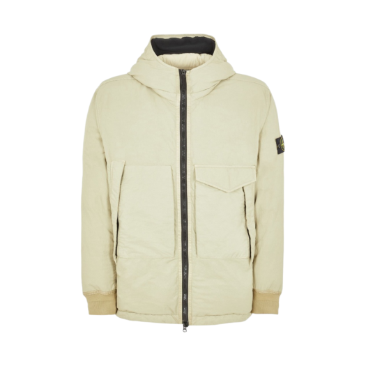 Stone Island 41421 Opaque Nylon Twill Down Beige - 22FW