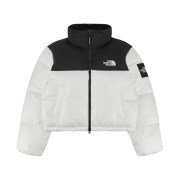 (W) The North Face White Label Novelty Nuptse RDS Down Jacket Snow White