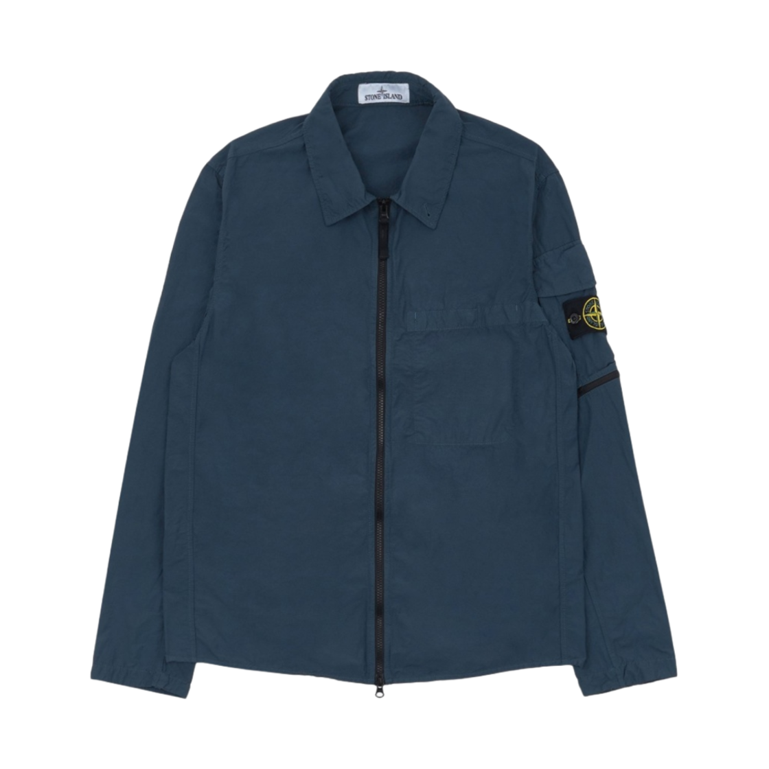 761510502-V0024 Stone Island 10502 Naslan Light Garment Dyed Overshirt Avio Blue - 22SS