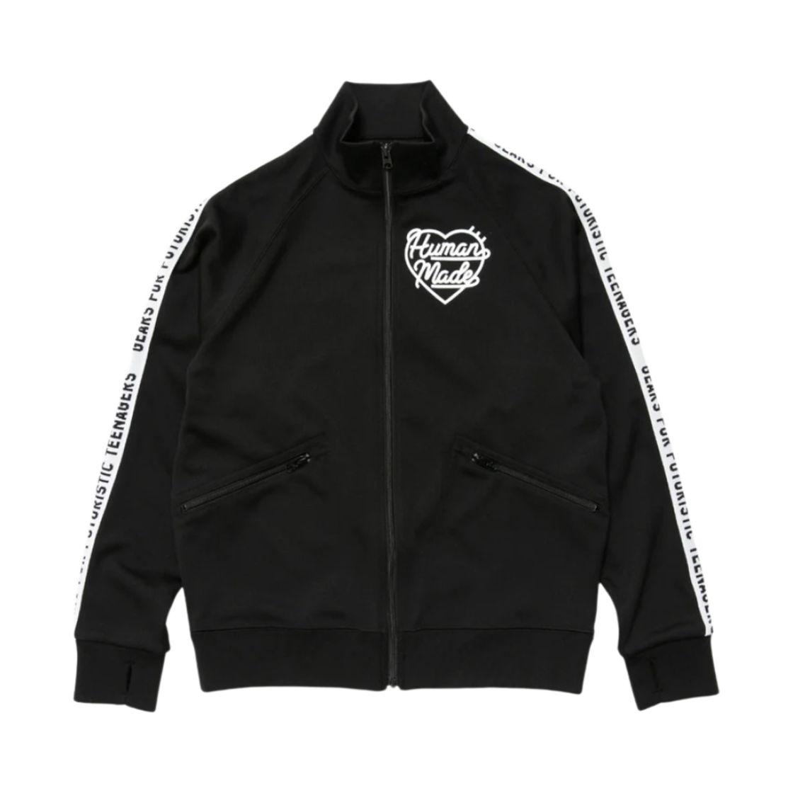 サイズM HUMAN MADE GDC Track Jacket BLACK Human Made Men's Track Jacket in Black Human Made