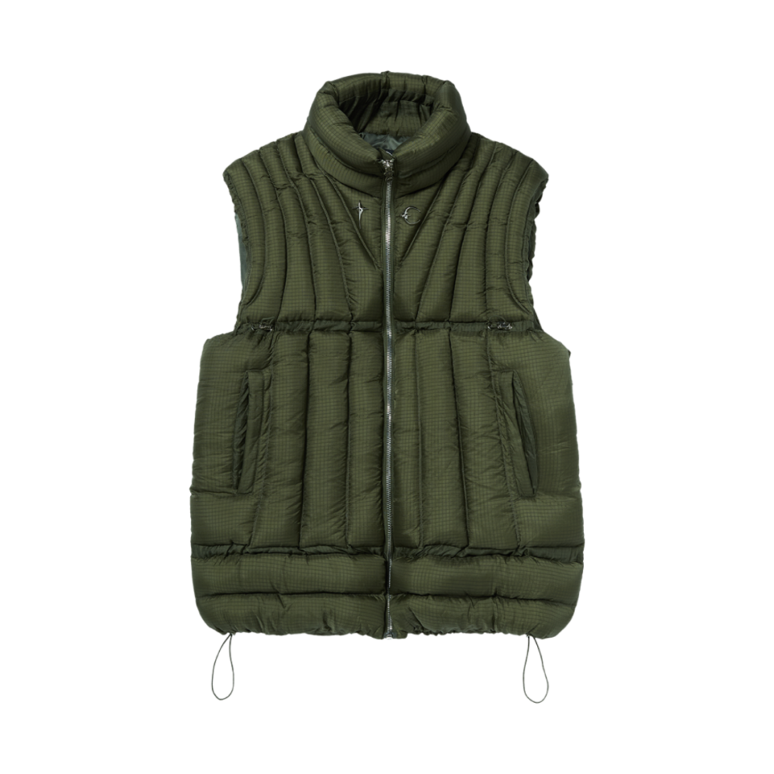 떠그 클럽 워 라이프 다운 베스트 카키(Thug Club War Life Down Vest Khaki) - 1
