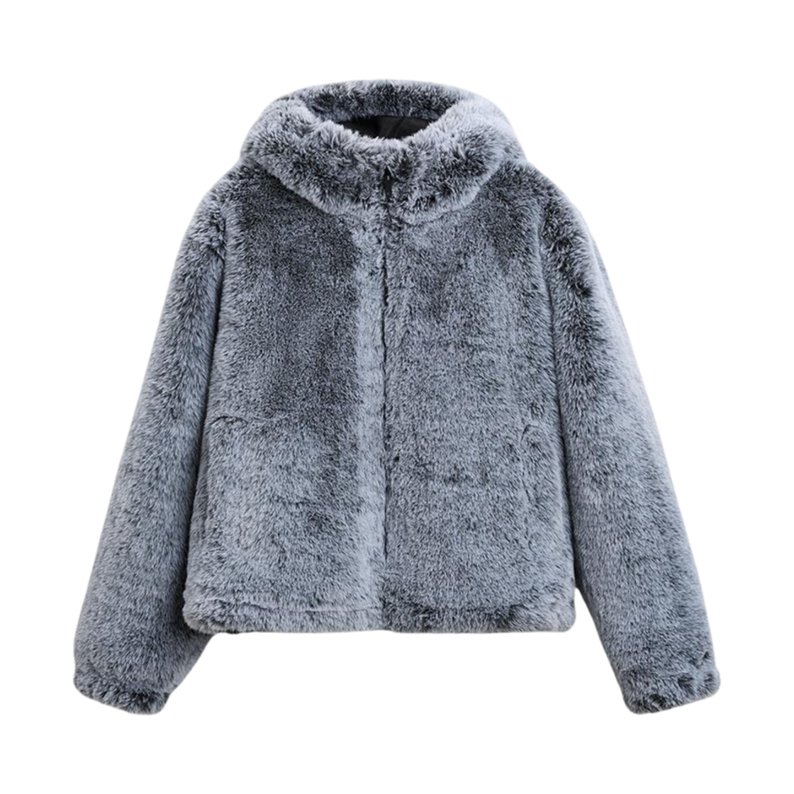 자라 포우 퍼 크롭 자켓 아이스(Zara Faux Fur Cropped Jacket Ice)