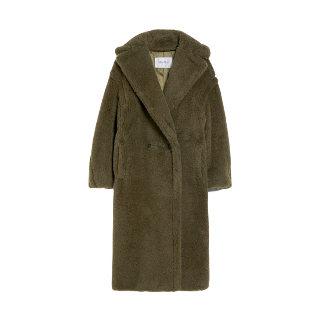 (W) 막스마라 테드걸 테디 베어 아이콘 코트 카키((W) Max Mara Tedgirl Teddy Bear Icon Coat Khaki) - 1